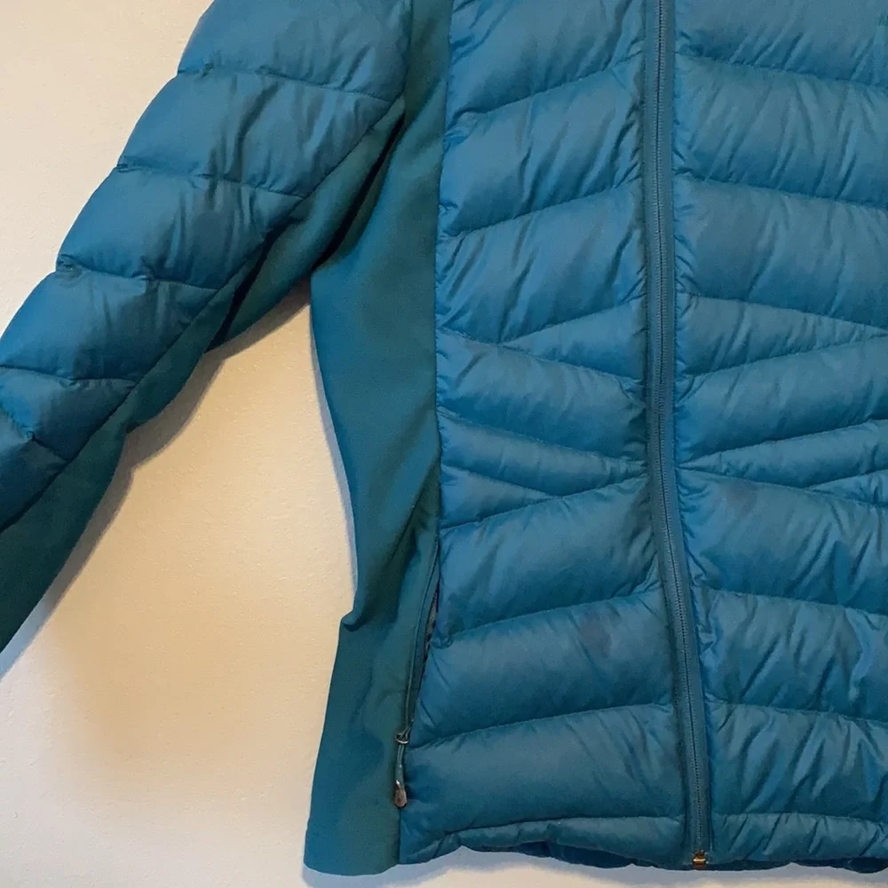 The North Face blue Lucia hybrid down jacket! - Picture 6 of 11